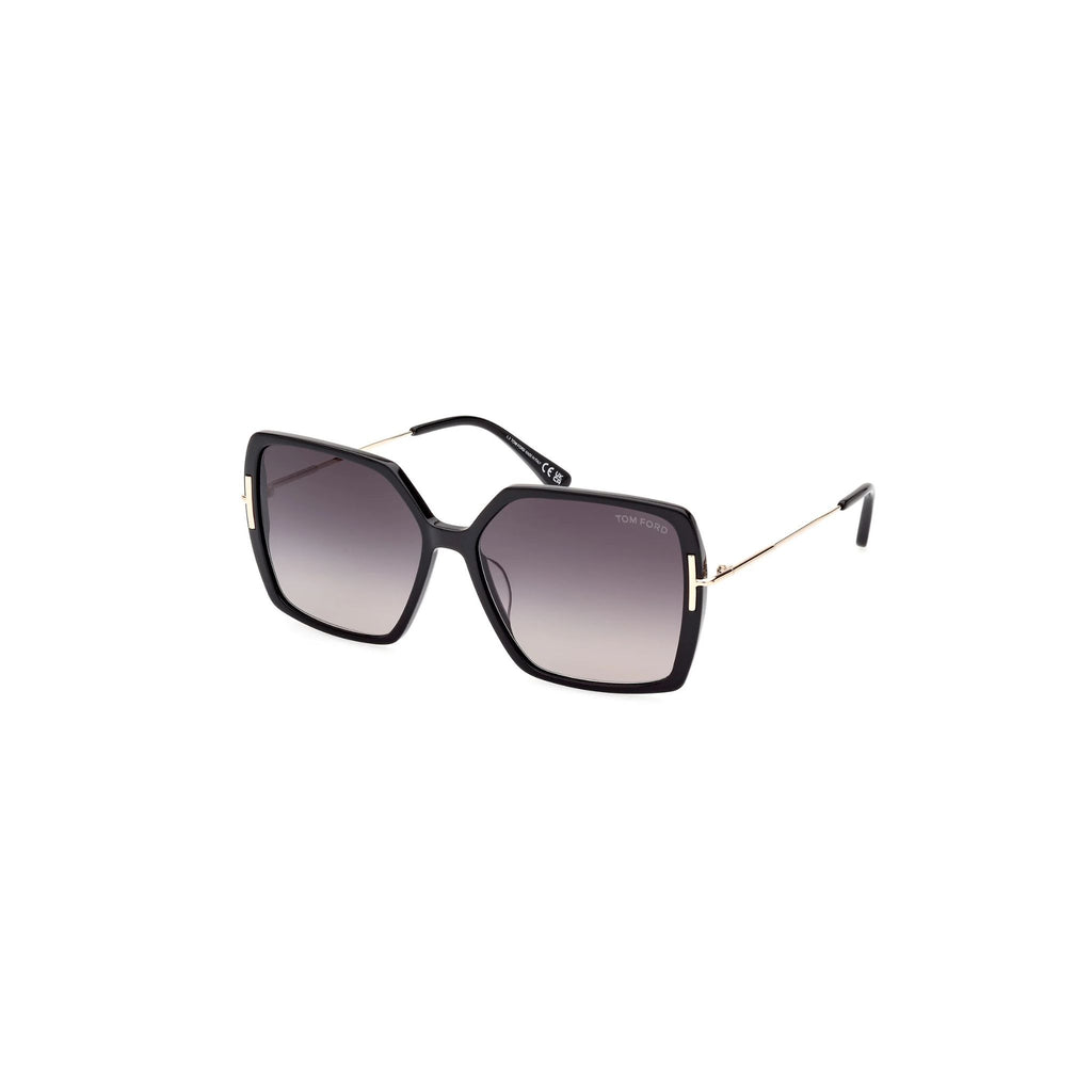 TOM FORD FT1039-F/S 01B SHINY BLACK/SMOKE GRADIENT