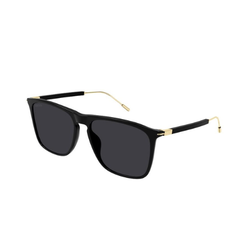 Gucci GG1269S 001 Men's Sunglasses – Black Acetate Frame with Grey Lenses
