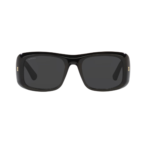 Gucci GG1080S Black Rectangle Sunglasses – Iconic GG Emblem