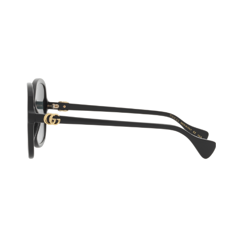 Gucci GG1178S Butterfly Sunglasses – Black Acetate Frame with Grey Gradient Lenses