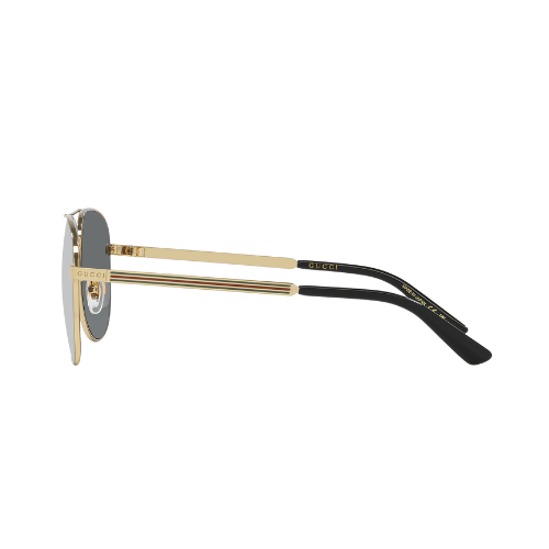 Gucci GG1233SA Gold Pilot Sunglasses – Grey Lenses