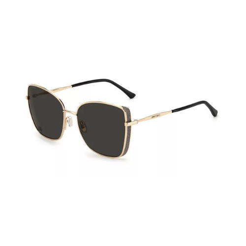 Jimmy Choo Gold Metal Sunglasses – Elegant Grey Lens Design